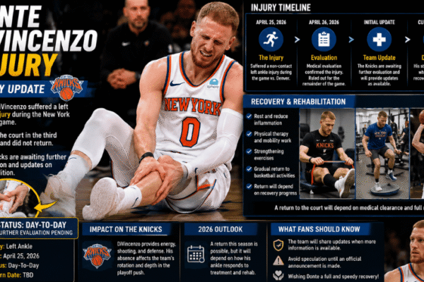 Donte DiVincenzo’s Injury Update 2026: Achilles Surgery, Recovery Timeline, Return Date & Timberwolves Outlook