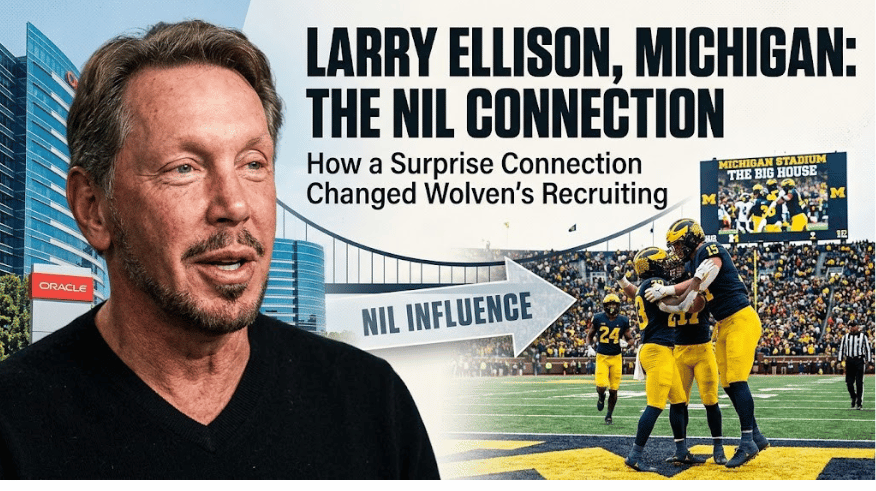 Larry Ellison, Michigan: How a Surprise NIL Connection Changed Wolverines Recruiting 